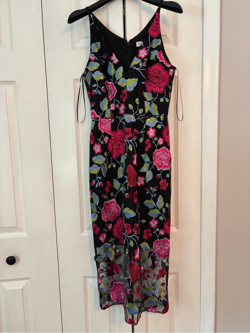 Dress the Population Aurora Black Floral Dress